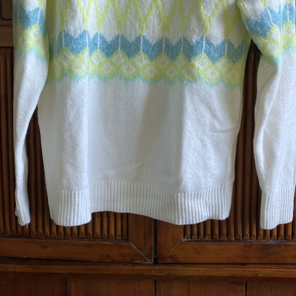 Loft Fair Isle Raglan Sweater - Picture 6 of 12